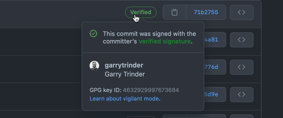 Get Verified Setup Git Commit Signing On Windows Garry Trinder